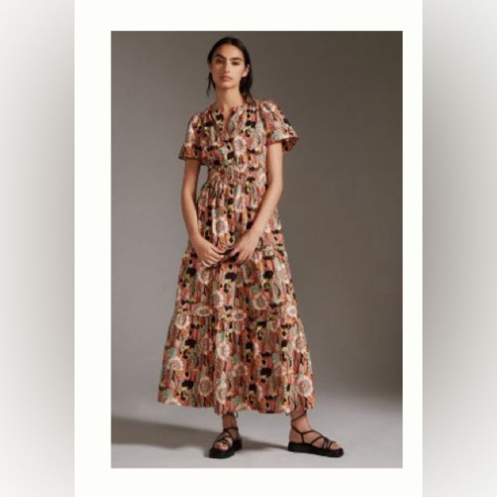 Anthropologie somerset maxi dress 2x